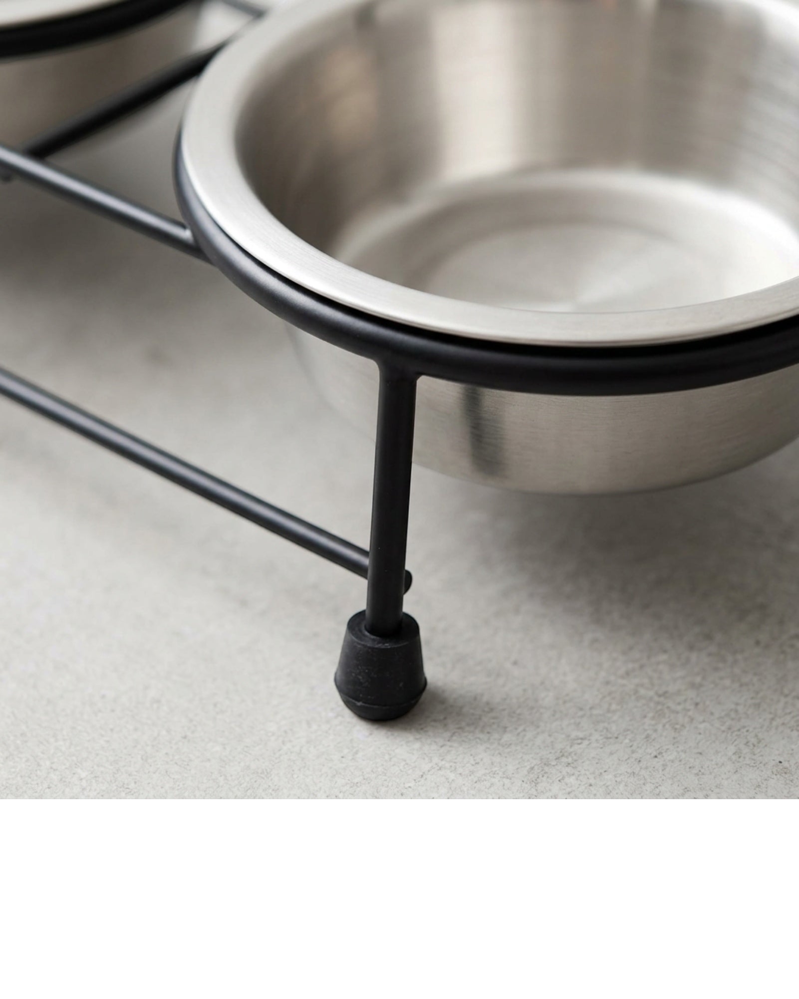 Zavn Double Pet Bowls Black Stand 24 oz Set