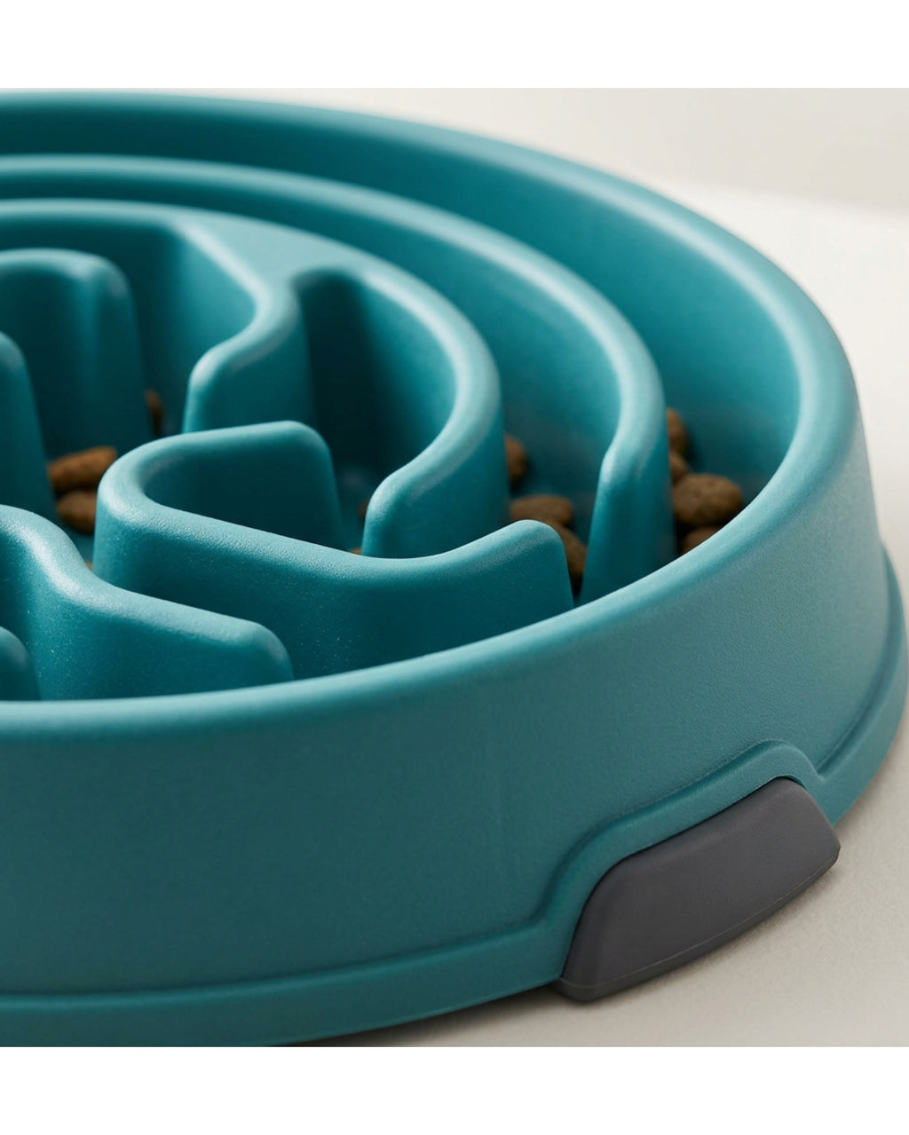 Zavn Slow Feeder Dog Bowl Teal 3 Cup Maze