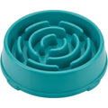 Zavn Slow Feeder Dog Bowl Teal 3 Cup Maze